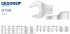 Gedore Blue 8798-46 n�stavec s otev�en�m kl��em 46 mm 1565362