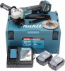 Makita DGA515RTJ aku hlov bruska 125 mm, 2x 5,0 Ah + Makpac