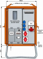 Walther-Werke WAV0160R1 p�ipojovac� rozvodn� sk��� 44 kVA, 63 A