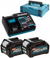 Makita 191V07-0 Power Source Kit Li 40 V Set 2x BL4020 aku 2,0 Ah + DC40RA nabíječka + kufr