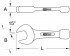 KS Tools 517.2294 �derov� vidlicov� kl�� 5“