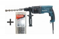 HR2460X2 vrtac� kladivo + 3 vrt�ky Makita