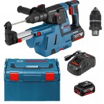 Bosch GBH 18V-26 F aku kladivo 2x 6,0A h + odsvn GDE 18V-16 + L-Boxx