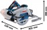 Bosch GKS 18V-68 GC solo aku okrun pila + L-Boxx