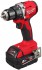 Milwaukee M18BLDDRC-502C aku vrtac kompaktn roubovk bezuhlkov, 5,0 Ah 4933492835