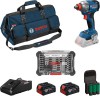 Bosch GDX 18V-285 Professional akumul�torov� r�zov� utahov�k 18 V, 2� 4,0 Ah + ta�ka