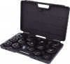 KS Tools 150.9320 sada miskov�ch kl��� na olejov� filtry 3/8“, 15 ks