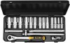 Elora 770-LTIU sada hlubok�ch n�str�n�ch hlavic 1/2“ 10–32 mm, 12-hran, 18-d�ln�