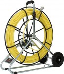 Runpotec 10096 GF11 protahovac pero ze skelnho vlkna Ø 11 mm, dlka 250 m, vetn pojzdnho navjecho stojanu