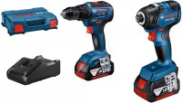 Bosch GDR 18V-200 aku utahovk + GSR 18V-55 aku roubovk + 2 x4,0 Ah + L-Case