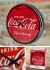 Designov retro nstnn hodiny Ø 31 cm Coca-Cola