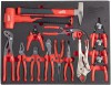 Milwaukee 14-d�ln� sada kle�t� a kladiv s p�novou vlo�kou, 4932500760
