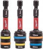 Milwaukee SHOCKWAVE IMPACT DUTY 2v1 sada n�str�n�ch hlavic 1/4“ HEX, 7-8 mm / 8-10 mm / 10-13 mm, magnetick�, 3 ks, 4932493559