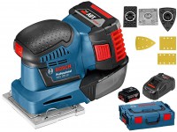 Bosch GSS 18V-10 aku vibran bruska + 2x 5,0 Ah + L-Boxx