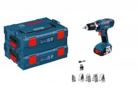 GSR 14,4-2-LI aku �roubov�k 2x1,3 Ah + 77 p��sl. + L-Boxx Bosch