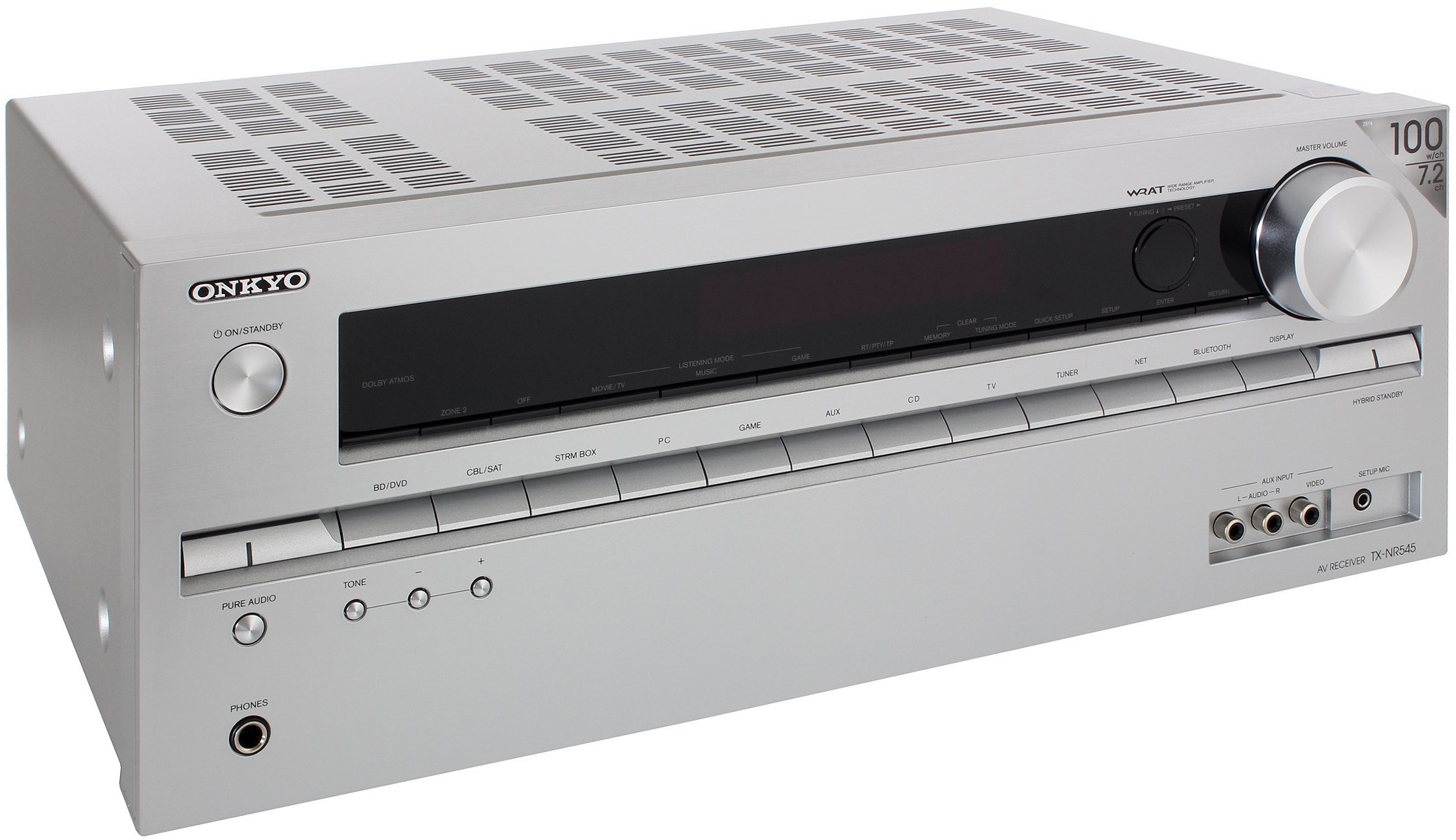Ivo GRANDIČ Audio video Onkyo TXNR545 receiver AV stříbrný Onkyo