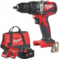 Milwaukee M18 BLPD2-501B aku pklepov vrtaka, 1x 5,0Ah, nabjeka M12-18C, taka, 4933500775