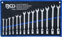 BGS 74425 sada o�koploch�ch kl��� s v�kyvnou r��novou hlavou 8–22 mm, 14-d�ln�