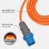 Brennenstuhl 1167650610 prodluovac kabel 10 m H07RN-F 3G2.5 v oranov barv s CEE zstrkou a spojkou