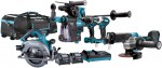 Makita DK0128G601 aku sada XGT, 7-d�ln�, 2�4.0 Ah, rychlonab�je�ka, ta�ka