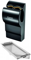 AB14 Dyson  Airblade osoue rukou ern + odkapvac ndoba stbrn