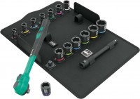 Wera 005530 rna Zyklop Comfort, s hlavicemi 8 - 24 mm, 16-dln sada, 8100 SB 12 