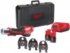 Milwaukee M12HPT-202C M-KIT aku hydraulick lis 2x 12V/2.0Ah, 3x elist M + kufr 4933443095