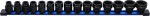 BGS 74700 sada r�zov�ch n�str�n�ch hlavic 1/2“ 6-hran 10–24 mm, 15-d�ln�