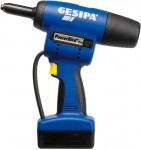 Gesipa PowerBird Pro Gold Edition 7493180010 aku n�tovac� kle�t� na trhac� n�ty, 20 kN, zdvih 25 mm