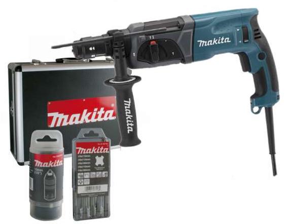 HR2470FTX kladivo s osvětlením + 5 vrtáků Makita