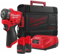 Milwaukee M12 FSCIWF14-252X aku 1/4“ rzov utahovk, 136 Nm, 2 aku M12 HB2.5 + C12 C + kufr, 4933498974