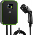 Green Cell GC EV14 PowerBox wallbox 22kW s kabelem Typ 2 (6m), ern-zelen