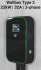 Green Cell GC EV14 PowerBox wallbox 22kW s kabelem Typ 2 (6m), ern-zelen