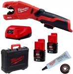 Milwaukee M12 PCSS-202C aku ezk 2x 2,0 Ah na nerezov trubky M12 RAPTOR