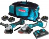 Makita DLX2245PT1 sada aku hlovch brusek DGA900Z, DGA506Z, 3x aku 18V/5Ah