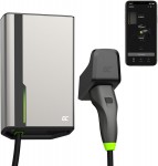 Green Cell HabuDen Wallbox 22kW, typ 2, 7,5 m, Wi-Fi, Bluetooth, App, stbrno-ern, GC-EVGC021A2275