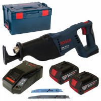 GSA 18 V-LI aku pila ocaska 2x 4,0 Ah + L-Boxx, 060164J00A Bosch 