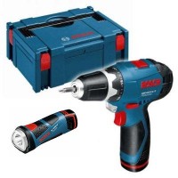 GSR 10,8 V-Li-2 aku �roubov�k + GLI 10,8 V-LI + systainer Bosch 