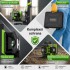 Huepar W03CG 3D k���ov� laser 3 � 360� se zelen�m paprskem, Bluetooth a oto�nou z�kladnou