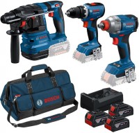 Bosch Professional 18V Profi-Set GSR + GDX + GBH, 35,0 Ah, GAL, taka (0615A50093)