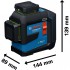 Bosch GLL 80-33 G kov laser zelen 3x 360samonivelan + kufr 0601065501