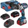 GSB 18V-85 C aku pklepov vrtaka + 2x 5.0 Ah + ProCORE18V 4.0 Ah Bosch 0615990K7R