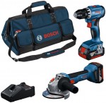 Bosch Professional Combi-Set 18V GSR + GWS + 24,0 Ah + GAL + brana (0615A5007N)