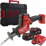 Milwaukee M18 FHZ-502X FUEL HACKZALL aku �avlov� pila 18 V, 2� 5,0 Ah aku + nab�je�ka + kufr, 4933500562
