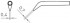Weller RTW 2 p�jec� hrot zahnut� 0,7 � 0,4 mm, T0054465299N