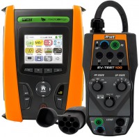 HT Instruments MACROEVTEST pstroj pro kontrolu dobjecch stanic elektrickch vozidel a revize instalac