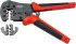 VIGOR V2499N sada p�kov�ch krimpovac�ch kle�t� s v�m�nn�mi vlo�kami, 6-d�ln�