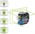 Bosch GLL 3-80 CG laser kov zelen + 2x aku 12 V + L-Boxx