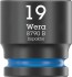 Wera 005451 nstrn hlavice 3/8“ estihran 10 - 24 mm Impaktor 1, Typ 9607 na lit, sada 10 dl