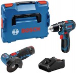 Bosch Professional 12V Profi Set (L) – GSR 12V-15 + GWS 12V-76 (0615990N2U)
